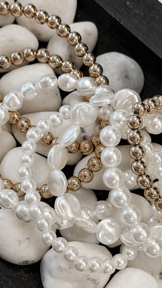 Pearl Luxe Bracelet Set. *Final Sale*