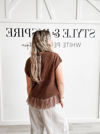 Taylor Lace Trimmed Top