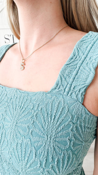 Nikibiki Lace Textured Square Neck Top