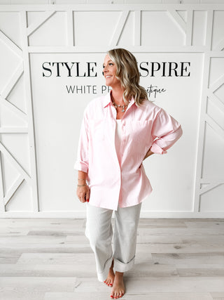 Margie Stripe Button Up Shirt *Final Sale*