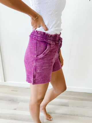 Nettie Double Gauze Drawstring Shorts *Final Sale*