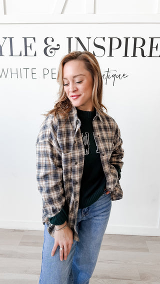 Cameron Brushed Plaid Shirt