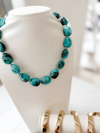 Turquoise Statement Necklace. *Final Sale*