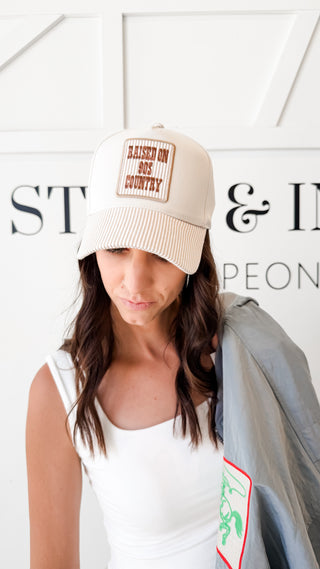 Raised  On 90s Country Trucker Hat