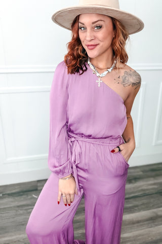 Delilah One Shoulder Jumpsuit