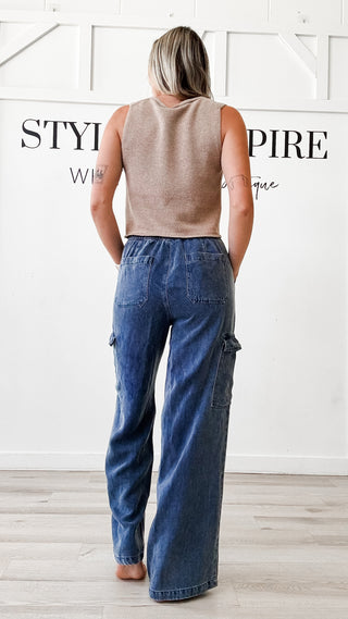 Rhoda Tencel Cargo Pants