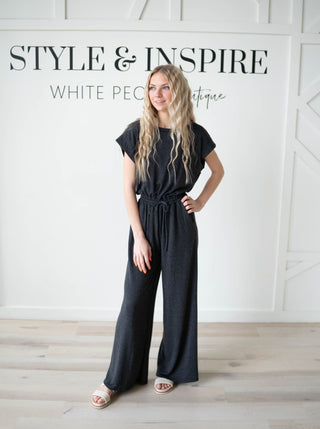 Nori Muscle Sleeve Jumpsuit