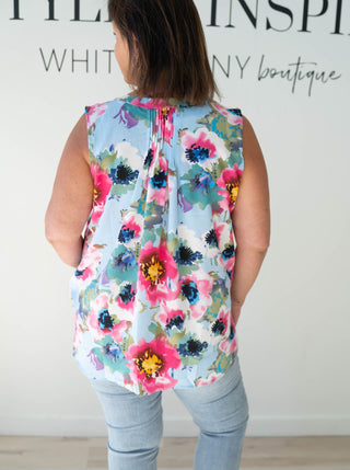Ginny Sleeveless Floral Top