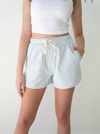 Tami Striped Linen Shorts