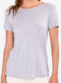 Macy Short Sleeve High Low Top