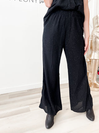 Madilynn Textured Palazzo Pants