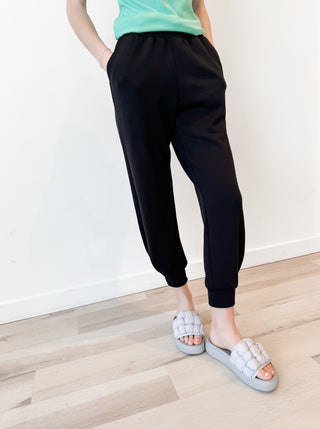 Megan Poly Span Joggers