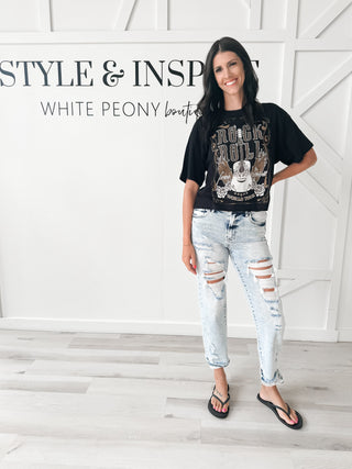 Risen HR Cropped Boyfriend Jeans