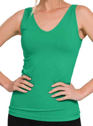 Sheri Reversible V-Neck U-Neck Tank *Final Sale*