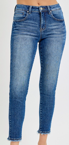 Risen TC Mid Rise Crop Skinny Jeans