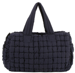 Quilted Nylon Puffer Tote Bag