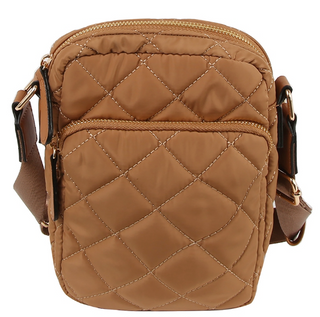 Quilted Rectangle Crossbody Bag