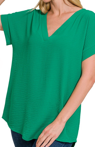 Marlys V-Neck Airflow Top