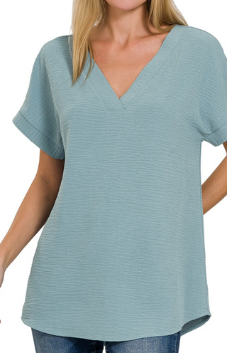 Marlys V-Neck Airflow Top