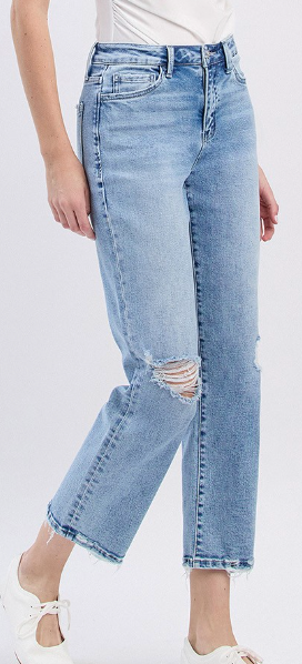 Vervet HR Ankle Straight Jeans