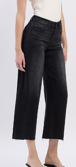 Vervet Crop Slim Wide Jeans