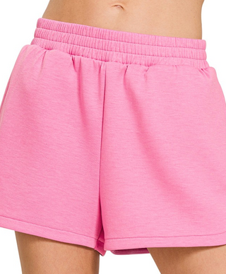 Karla Elastic Waist Dolphin Shorts