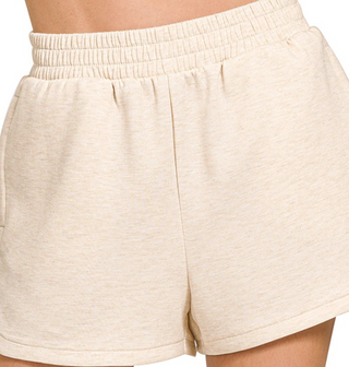 Karla Elastic Waist Dolphin Shorts