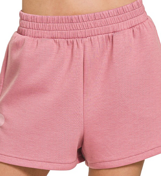 Karla Elastic Waist Dolphin Shorts