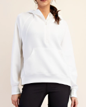 Jill Scuba Modal Crop Hoodie