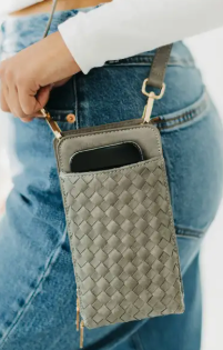 Woven Double Duty Phone Bag *Final Sale*