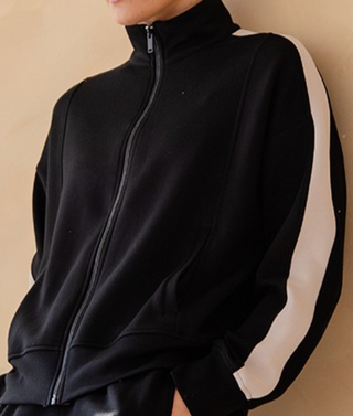 Evie Scuba Zip Up Jacket