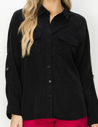 Sofia Oversized Tencel Shirt