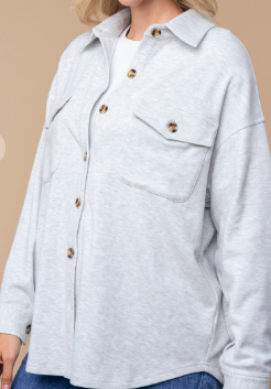 Marilyn Solid Knit Shacket