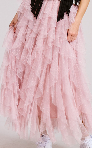 Nellie Swiss Dot Tulle Maxi Skirt