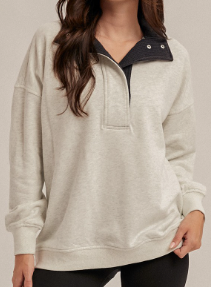 Lyla Thermal Contrast Sweatshirt