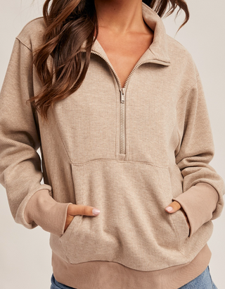 Peggy Half Zip Top
