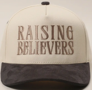 Two Toned Suede Canvas Trucker Hat