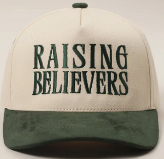 Two Toned Suede Canvas Trucker Hat