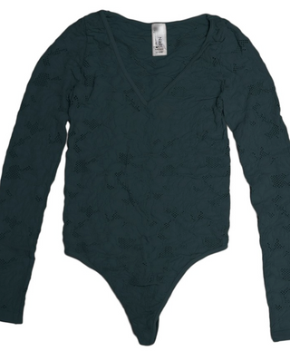 NikiBiki Lace Textured Bodysuit