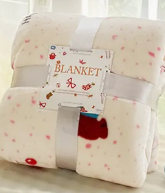 Christmas Flannel Blanket. *Final Sale*