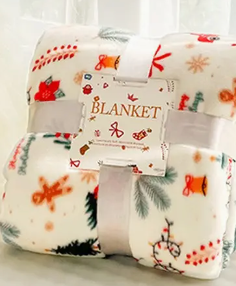 Christmas Flannel Blanket. *Final Sale*