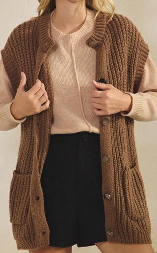 Lauren Button Down Sweater Vest