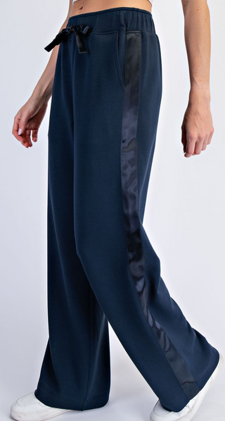 Marcie Satin Stripe Modal Pants