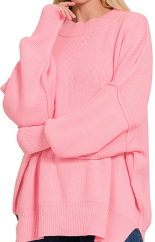 Kate Side Slit Oversized Sweater