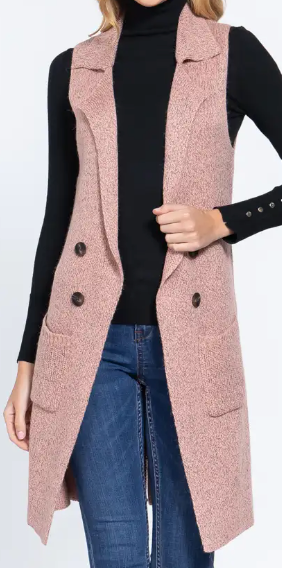 Devin Long Sweater Vest