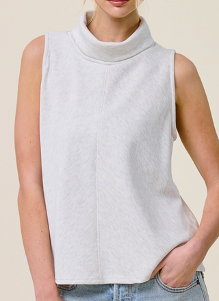 Brenda Sleeveless Scuba Turtleneck