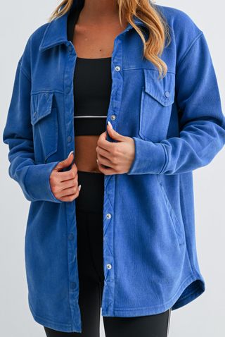 Caroline Front Snap Shacket