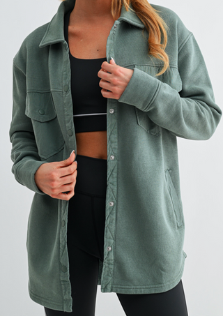 Caroline Front Snap Shacket