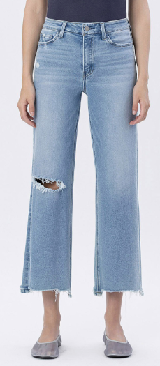 Vervet HR Crop Wide Jeans