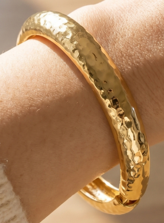Hammered Bangle. *Final Sale*